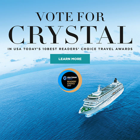 Crystal Cruises Ad Banners